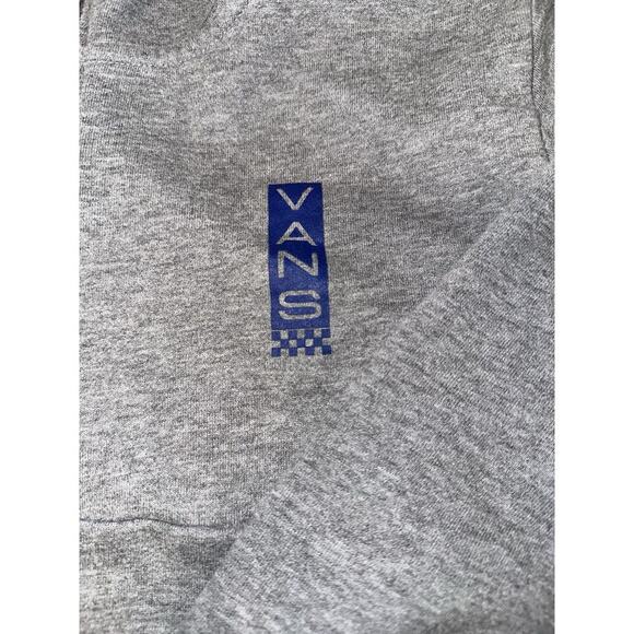 Vans‎ Women's Side With Zip Grey Heather Crop Hoodie Size XS - Picture 4 of 6